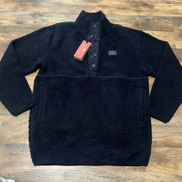 Southern Marsh 1/4 snap up navy Sherpa size small - Picture 1 of 4